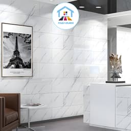 (Combo20 Tấm) Tấm Xốp Dán Tường Vân Đá Bóng cao cấp 30x60cm có keo sẵn, chống thấm, cách nhiệt 6