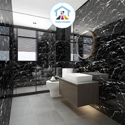 (Combo20 Tấm) Tấm Xốp Dán Tường Vân Đá Bóng cao cấp 30x60cm có keo sẵn, chống thấm, cách nhiệt 3