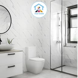 (Combo200 Tấm) Miếng Dán Tường Vân Đá Bóng cao cấp 30x60cm có keo sẵn, chống thấm, cách nhiệt 4
