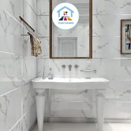 (Combo200 Tấm) Miếng Dán Tường Vân Đá Bóng cao cấp 30x60cm có keo sẵn, chống thấm, cách nhiệt 6