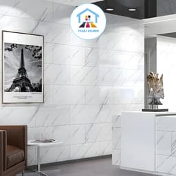 (Combo200 Tấm) Miếng Dán Tường Vân Đá Bóng cao cấp 30x60cm có keo sẵn, chống thấm, cách nhiệt 2