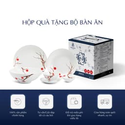 Bộ Chén Dĩa Sứ Cao Cấp Minh Long - Daisy - Hồng Mai 6