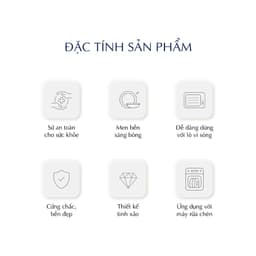 Bộ Chén Dĩa Sứ Cao Cấp Minh Long  - Daisy - Trắng 4