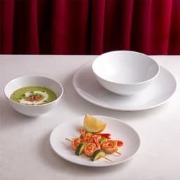 Bộ Chén Dĩa Sứ Cao Cấp Minh Long  - Daisy - Trắng 2