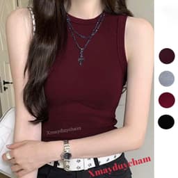 Áo Ba Lỗ Nữ Cotton Mịn Mát LENOGl, Áo 2 Dây Nữ Bản To, TankTop Nữ Phù Hợp Đi Tập Đi Chơi m681 2