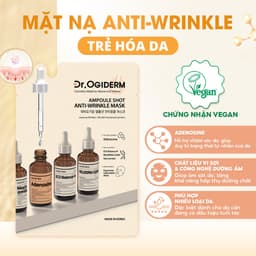 Mặt Nạ Vải Vi Sợi Giúp Cấp Ẩm, Hỗ Trợ Sáng Da Phù Hợp Mọi Loại Da Dr.Ogiderm Ampoule Shot Mask 30ml 5