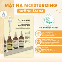 Mặt Nạ Vải Vi Sợi Giúp Cấp Ẩm, Hỗ Trợ Sáng Da Phù Hợp Mọi Loại Da Dr.Ogiderm Ampoule Shot Mask 30ml 7