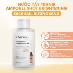 Nước Tẩy Trang Sạch Sâu Cho Mọi Loại Da Dr.Ogiderm Ampoule Shot 500ml Hàn Quốc 3
