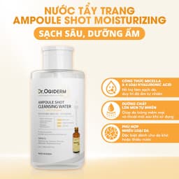 Nước Tẩy Trang Sạch Sâu Cho Mọi Loại Da Dr.Ogiderm Ampoule Shot 500ml Hàn Quốc 5