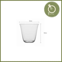 Cốc thủy tinh pha matcha miệng xòe (BG18) 4