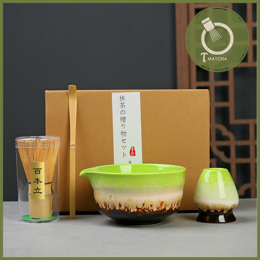 Bộ combo 4 dụng cụ pha matcha ( mã CW-01)