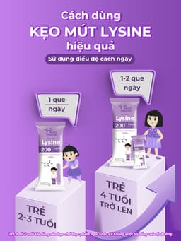 Kẹo mút bổ sung Lysine Hữu Cơ - Happy Vitamin - Hỗ trợ giúp hấp thu Canxi tốt hơn - Hộp 25 Que 12