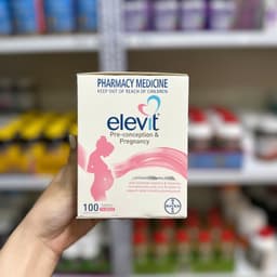 [CHÍNH HÃNG] Vitamin Tổng Hợp cho bà Bầu Elevit của Úc bổ sung vitamin cung cấp dinh dưỡng cho mẹ 100 viên 4