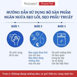 [3.75x7.5cm] Miếng Dán Sẹo Lồi Rejuvaskin Scar FX - Ngăn Ngừa & Ép Sẹo Phì Đại 3
