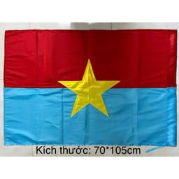CỜ TỔ QUỐC, CỜ ĐẢNG, CỜ TREO BAN CÔNG, CỜ GIẢI PHÓNG (kt: 0.7m* 1.05m+ 0.7m*0.95m+ 0.9m*1.4m) VẢI SATANH PHI BÓNG 6