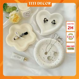 Khay Đựng Trang Sức – Đĩa Pastel – Đế Nến – Tượng Decor – Phụ Kiện Chụp Ảnh Trang 1