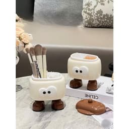 Hộp đựng tăm bông , tăm chỉ nha khoa, cọ trang điểm,… hình con mắt hoạt hình dễ thương - tiện lợi 5