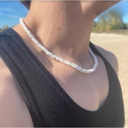 [Sẵn] Vòng Cổ Nam Đi Biển Choker Đá Tự Nhiên Ocean Charm- Phụ Kiện Thời Trang Dây Chuyền Chocker 8