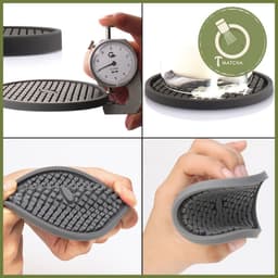 Lót ly, lót chén cao su đường kính 10cm 4