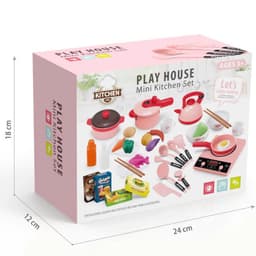 Bộ Đồ Chơi Nấu Ăn Playhouse 36 Chi Tiết, Bếp Có Đèn Đồ Chơi Cho Bé, Đồ Chơi Nấu Ăn Cho Bé, Memocshop 7
