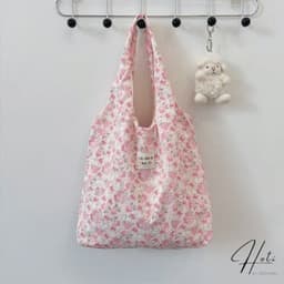 Túi Xách Vải Họa Tiết Hoa Nhẹ Nhàng Túi Tote Đeo Vai Nữ Thời Trang Đi Biển, nhatle.store2 4