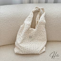 Túi Xách Vải Họa Tiết Hoa Nhẹ Nhàng Túi Tote Đeo Vai Nữ Thời Trang Đi Biển, nhatle.store2 6