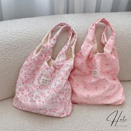 Túi Xách Vải Họa Tiết Hoa Nhẹ Nhàng Túi Tote Đeo Vai Nữ Thời Trang Đi Biển, nhatle.store2 8