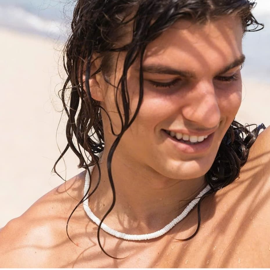 [Sẵn] Vòng Cổ Nam Đi Biển Choker Đá Tự Nhiên Ocean Charm- Phụ Kiện Thời Trang Dây Chuyền Chocker