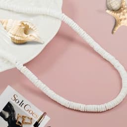Vòng Cổ Đi Biển Choker Đá Tự Nhiên Unisex Ocean Charm - Phụ Kiện Trang Sức Dây Chuyền Chocker 1