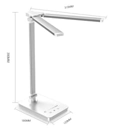GENUO Đèn bàn bảo vệ mắt cho học sinh LED,thân đèn bằng hợp kim nhôm,có thể gập lại và xoay,chiếu sáng trong 4-6 giờ 9