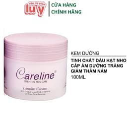 Kem Dưỡng Ẩm Cừu Careline Lanolin Cream 100ml Úc bổ sung Vitamin E cung cấp độ ẩm dưỡng trắng da Olin House 3