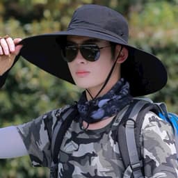 Mũ tai bèo rộng vành thời trang, thoáng khí, chống nắng hiệu quả cho câu cá (giadungtranlinh) 1