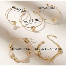 Bộ 5 Vòng Tay Lắc Tay Phong Cách Bohemian - Quà Tặng Vibe Ocean Charm, Set Hạt Cườm Handmade Độc Đáo 8