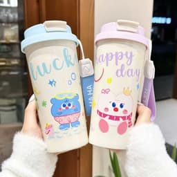Cốc giữ nhiệt hoạ tiết cute, đáng yêu dung tích 550ml. Lõi Inox 304 kèm 1 lớp chân không giúp giữ nhiêt tốt hơn VINBEO 4