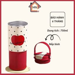 Bình nước Giữ Nhiệt Monet Garden, Cốc Giữ Nhiệt Happy Supply Chain 8