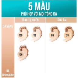 Phấn Phủ Dạng Nén Maybelline Fit Me Kiềm Dầu Đến 16H, Có Độ Chống Nắng SPF32 PA+++ 5