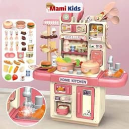 Bộ Đồ Chơi Nhà Bếp 2 Tầng Mamikids Có Hiệu Ứng Khói Và Âm Thanh,Đồ Chơi Nội Thất Nhà Bếp Cho Bé 1
