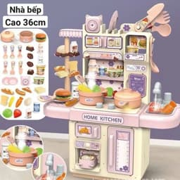 Bộ Đồ Chơi Nhà Bếp 2 Tầng Mamikids Có Hiệu Ứng Khói Và Âm Thanh,Đồ Chơi Nội Thất Nhà Bếp Cho Bé 4