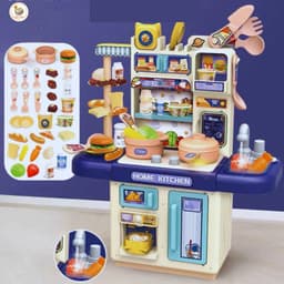 Bộ Đồ Chơi Nhà Bếp 2 Tầng Mamikids Có Hiệu Ứng Khói Và Âm Thanh,Đồ Chơi Nội Thất Nhà Bếp Cho Bé 7