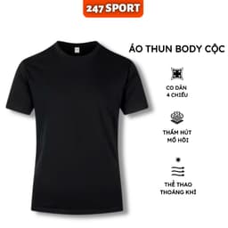 Áo giữ nhiệt thun nam nữ body đá bóng cầu lông pickleball thể thao thời trang đa dạng màu sắc mềm mại co giãn 8