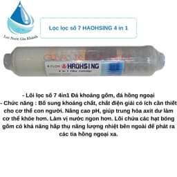Bộ 3 lõi khoáng 5,6,7 chính hãng Haohsing kèm càng cút. 6
