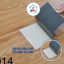 ( Bộ 10Tấm) SÀN NHỰA GIẢ GỖ 91cm x15cm có keo sẵn bóc dán, chống nước HCM 8