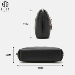 Ví Clutch Nữ Da Thật ELLY EC63 Ví Cầm Tay Dự Tiệc Công Sở Cao Cấp Sang Trọng Thời Trang Chính Hãng 3