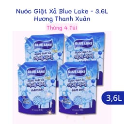 Nước Giặt Xả Blue Lake Túi 3,6L Hương Thanh Xuân-Công Nghệ Hàn Quốc Sạch Sâu, Trắng Sáng, Tiết Kiệm 7