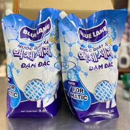 Nước Giặt Xả Blue Lake Túi 3,6L Hương Thanh Xuân-Công Nghệ Hàn Quốc Sạch Sâu, Trắng Sáng, Tiết Kiệm 5