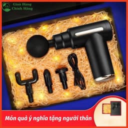 Máy massage cầm tay mini DIDOOGLT massage đấm lưng mát xa cổ vai gáy 4 đầu 6 chế độ 7