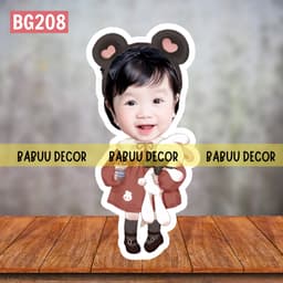 Chibi trang trí sinh nhật cho bé gái LINK 7 (206-239) 2