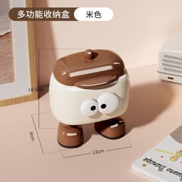Hộp đựng tăm bông , tăm chỉ nha khoa, cọ trang điểm,… hình con mắt hoạt hình dễ thương - tiện lợi 8