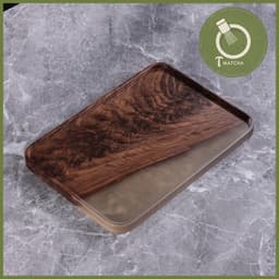 Khay trà gỗ mun kết hợp nhựa epoxy resin 2
