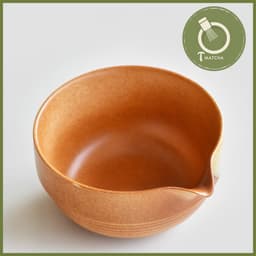 Chawan, chén sứ pha matcha loang đỏ gạch (JJ-09) 2
